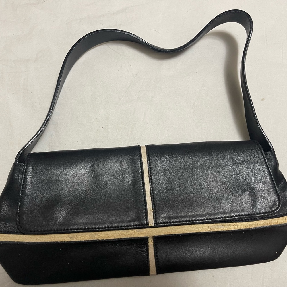 Charles David black baguette bag, shoulder bag